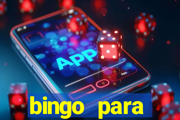 bingo para despedida de solteira para imprimir